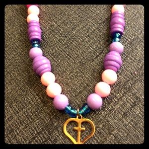 King of Hearts Bead Necklace